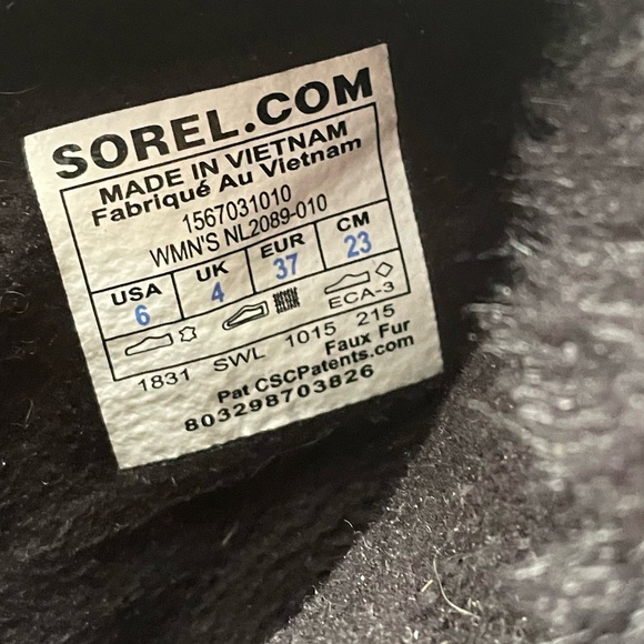 Sorel winter boots size 6 - Picture 7 of 7